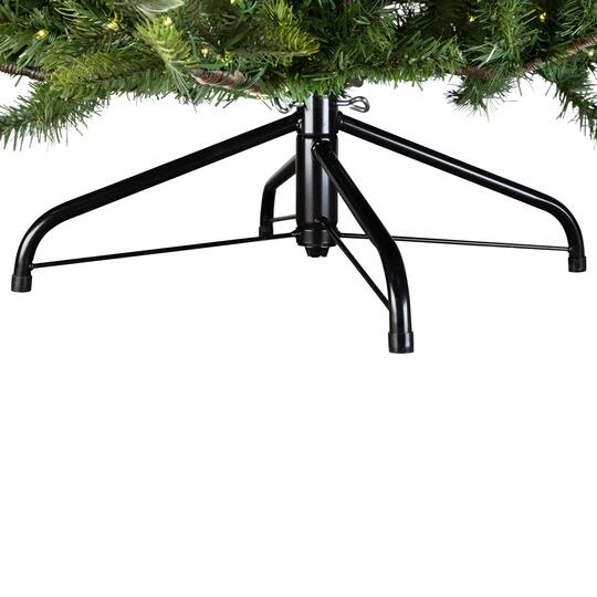 7.5ft. Pre-Lit Oregon Noble Fir Artificial Christmas Tree, Warm White LED Lights